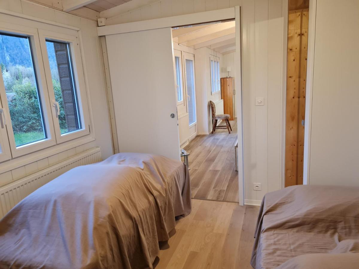 Rhône Cottage 4 Noville Esterno foto