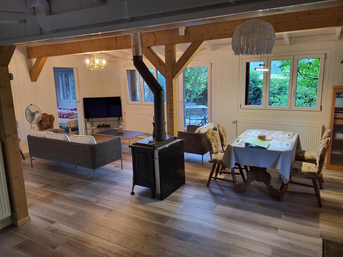Rhône Cottage 4 Noville Esterno foto