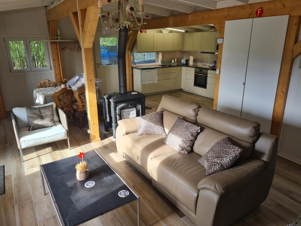 Rhône Cottage 4 Noville Esterno foto